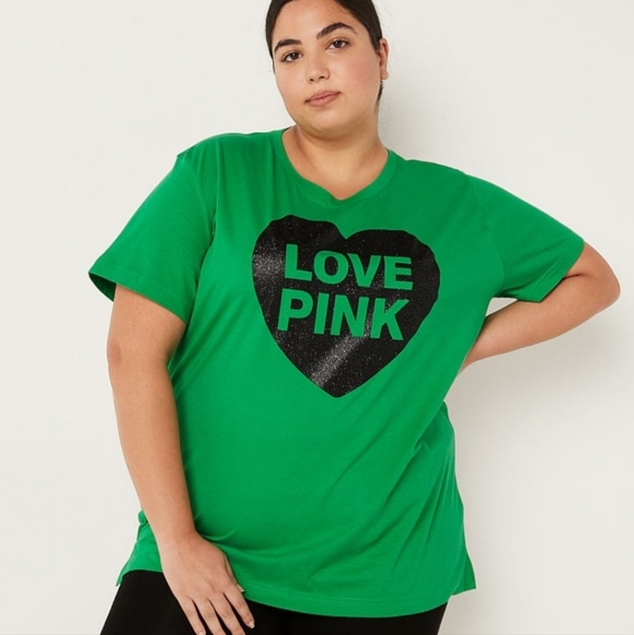 PINK Campus short sleeve Tee size Large NWT - Picture 3 of 10